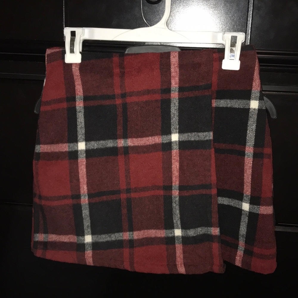 mini plaid skirt